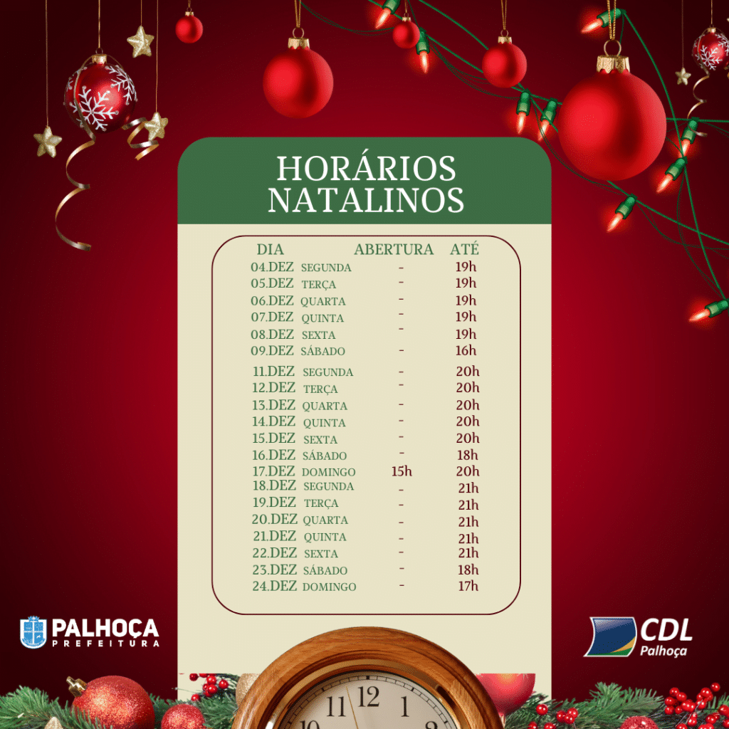 | Organize suas Compras de Natal em Palhoça! 🎄