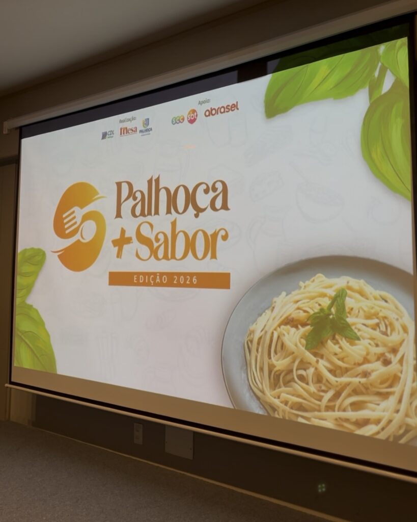 | CDL Palhoça abre inscrições para o Festival Gastronômico Palhoça + Sabor 2026 em noite com palestra de Millena Zanchett
