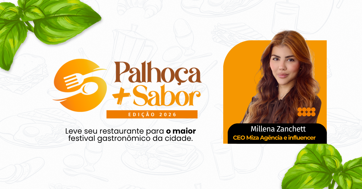 CDL Palhoça abre inscrições para o Festival Gastronômico Palhoça + Sabor 2026 em noite com palestra de Millena Zanchett