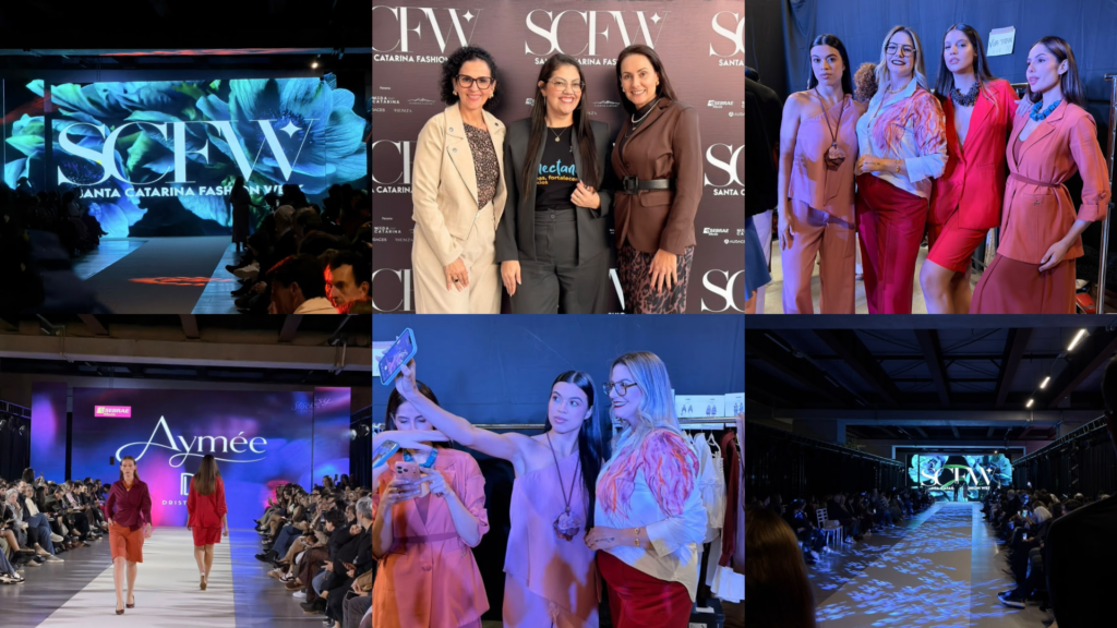 | Do associativismo para a passarela: CDL Palhoça prestigia associada no Santa Catarina Fashion Week
