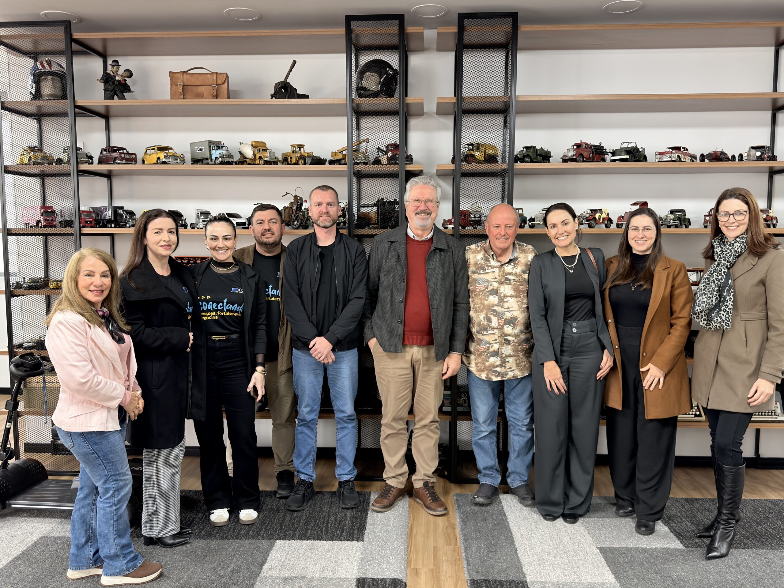CDL Palhoça realiza visita à Olsen e fortalece conexão com uma das grandes indústrias de Palhoça