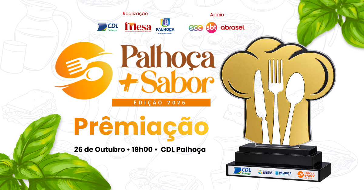 | Premiação Palhoça + Sabor 2026